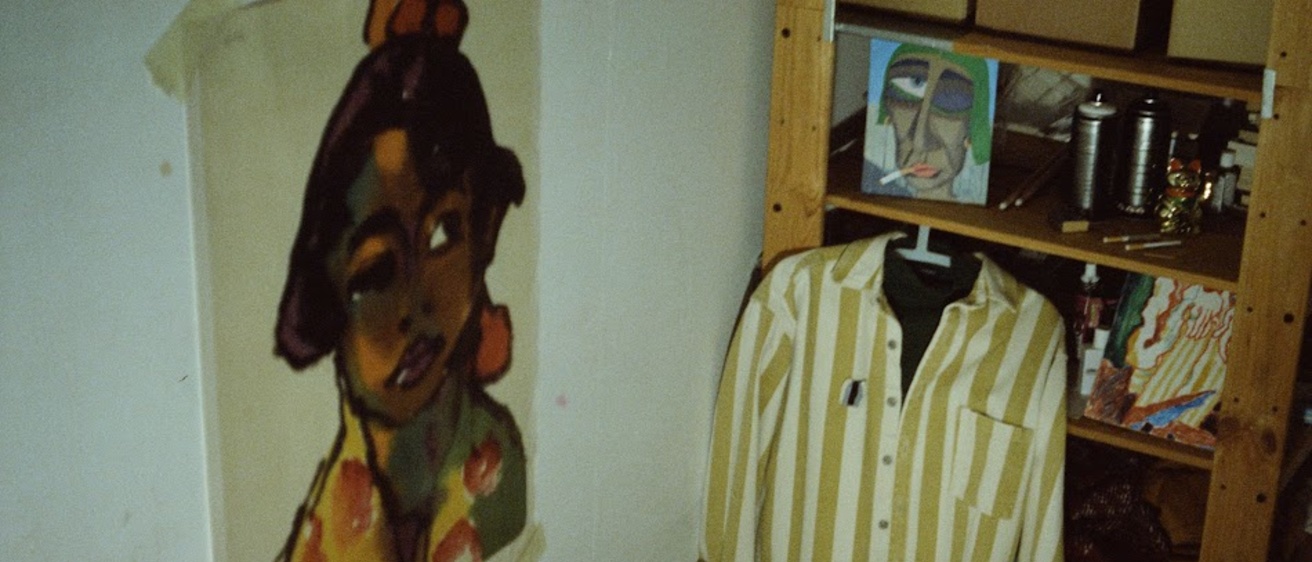 painting with girl