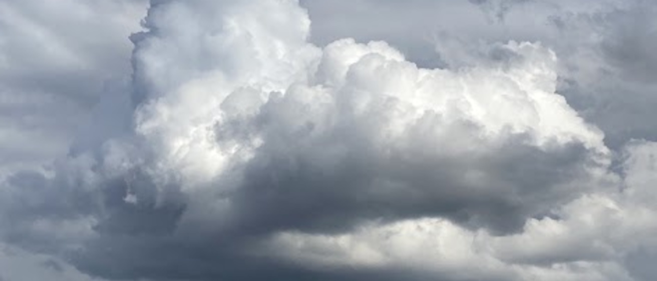 clouds and skyline