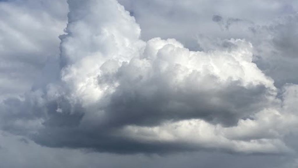 clouds and skyline